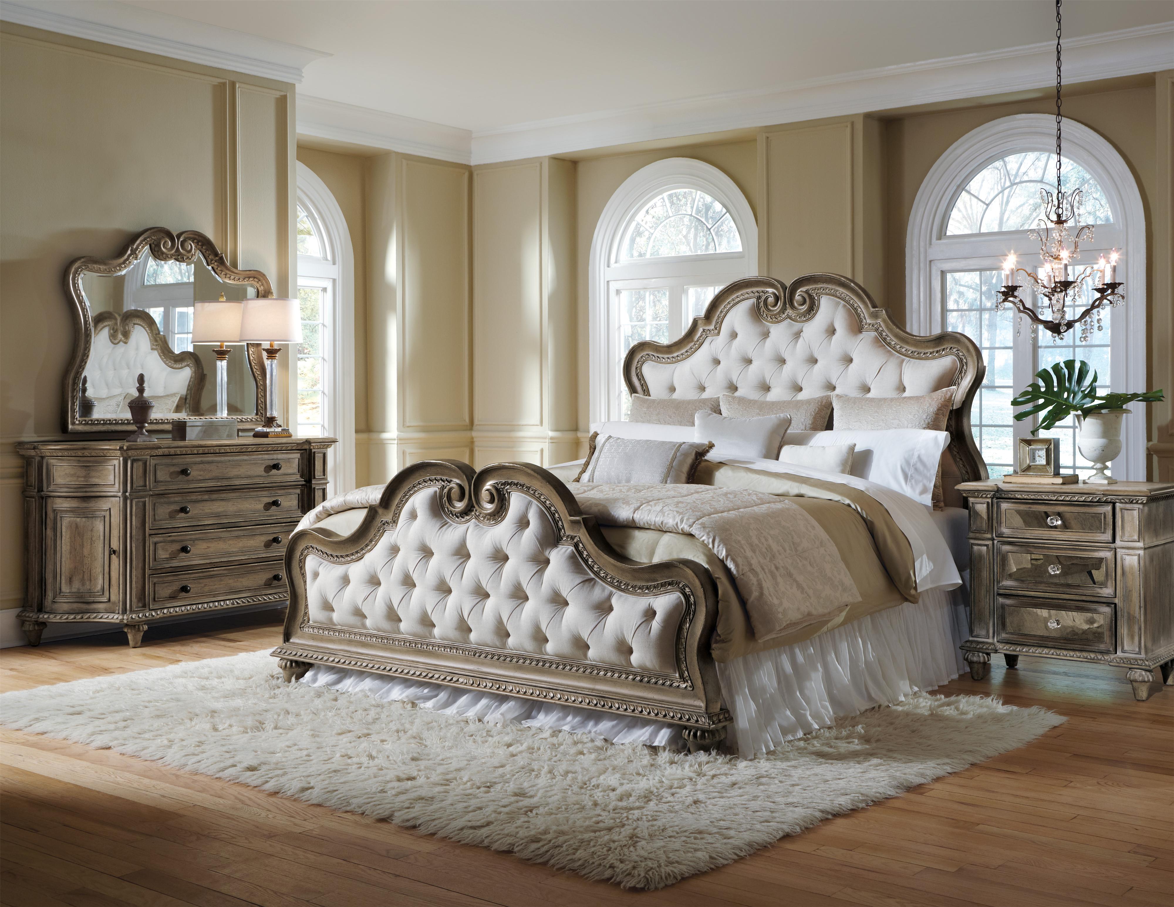 Pulaski Furniture Arabella King Upholstered Bed Darvin Furniture Upholstered Beds
